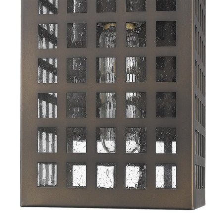 Letzel 1-Light Oil-Rubbed Bronze Wall Light HomeRoots