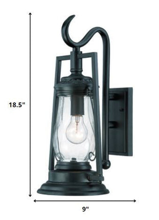 Matte Black Oil Lamp Wall Light HomeRoots
