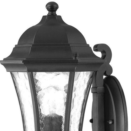 Matte Black Tapered Lantern Wall Light HomeRoots