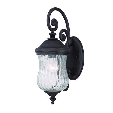 Matte Black Urn Shaped Wall Light HomeRoots