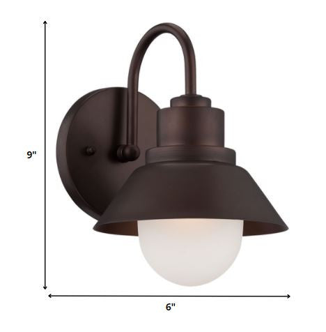 Bronze Lamp Shade Wall Light HomeRoots