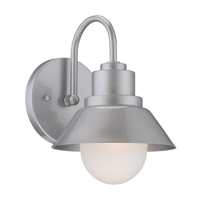 Brushed Silver Lamp Shade Wall Light HomeRoots