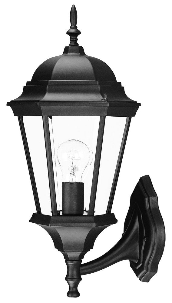 Matte Black Swing Arm Lantern Wall Light HomeRoots