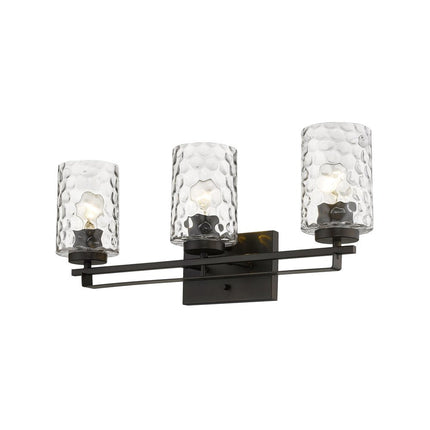 Livvy 3-Light Oil-Rubbed Bronze Vanity HomeRoots