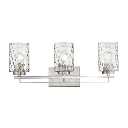Livvy 3-Light Satin Nickel Vanity HomeRoots