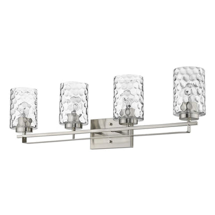 Livvy 4-Light Satin Nickel Vanity HomeRoots