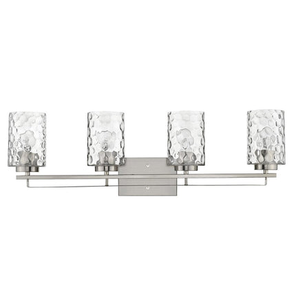 Livvy 4-Light Satin Nickel Vanity HomeRoots