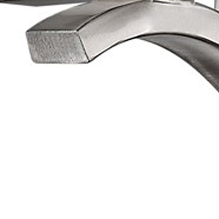 One Light Silver and Glass Wall Sconce HomeRoots