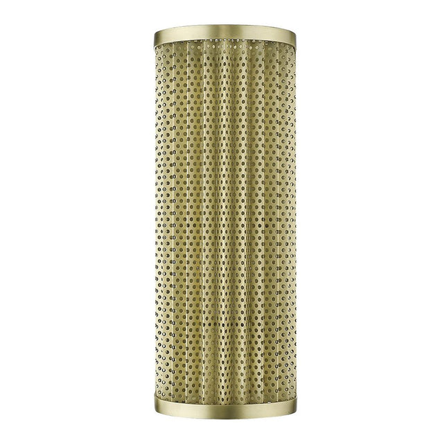 Basetti 1-Light Gold Sconce HomeRoots