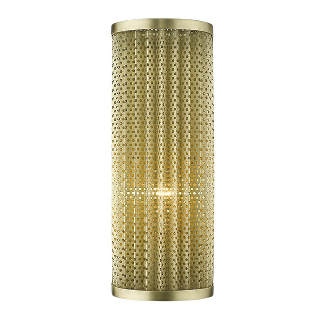 Basetti 1-Light Gold Sconce HomeRoots