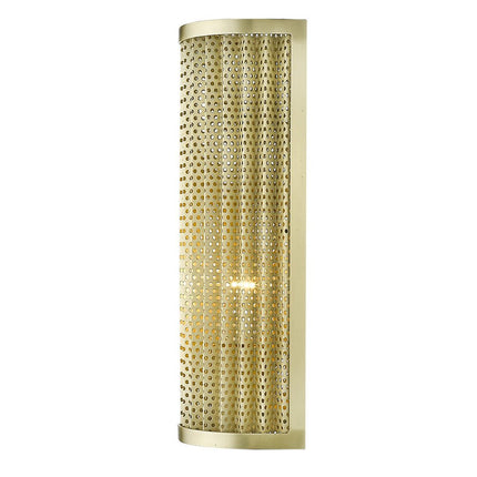Basetti 1-Light Gold Sconce HomeRoots