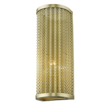Basetti 1-Light Gold Sconce HomeRoots