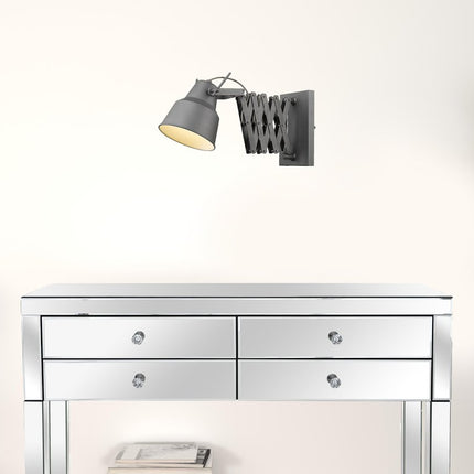 Plexus 1-Light Gray Sconce HomeRoots