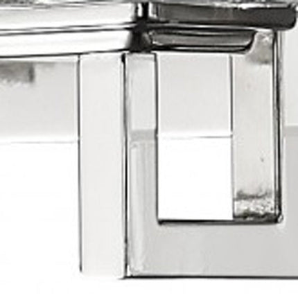 Coralie 5-Light Polished Nickel Sconce With Pressed Crystal Shades HomeRoots