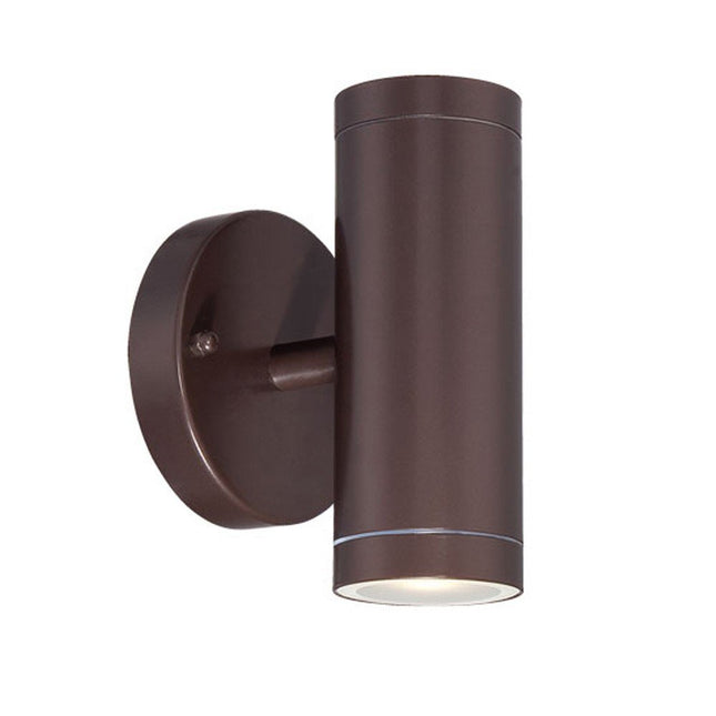 Bronze LED Two Light Can Shape Wall Sconce HomeRoots