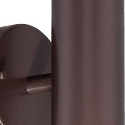 Bronze LED Two Light Can Shape Wall Sconce HomeRoots
