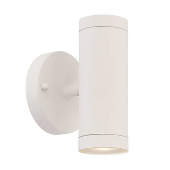 White LED Two Light Can Shape Wall Sconce HomeRoots
