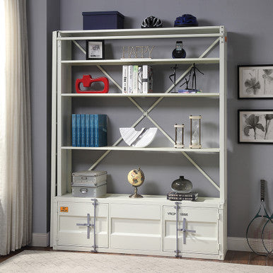 ACME 39882 Cargo Bookshelf, White ACME Furniture