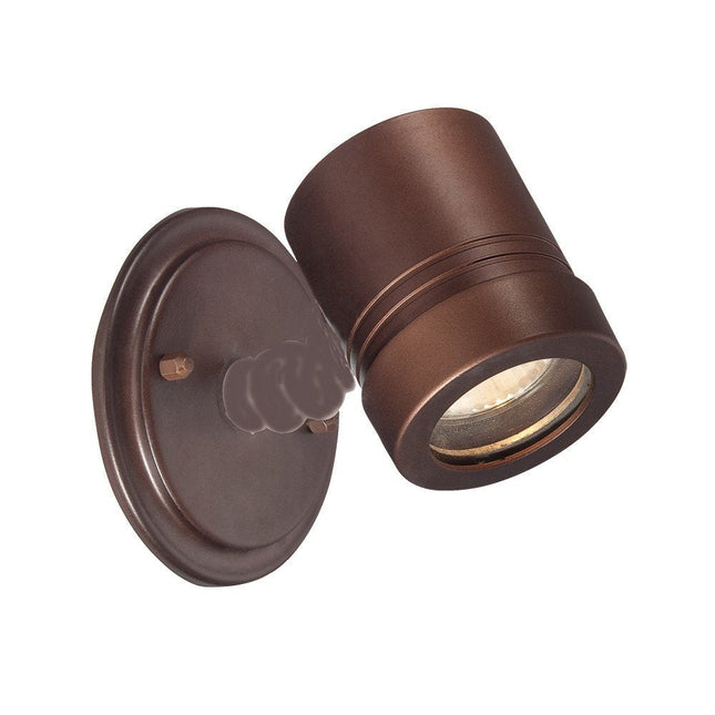 Antique Bronze Cylinder Wall Spotlight HomeRoots