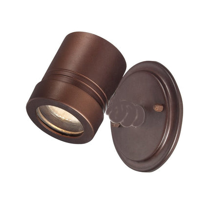 Antique Bronze Cylinder Wall Spotlight HomeRoots