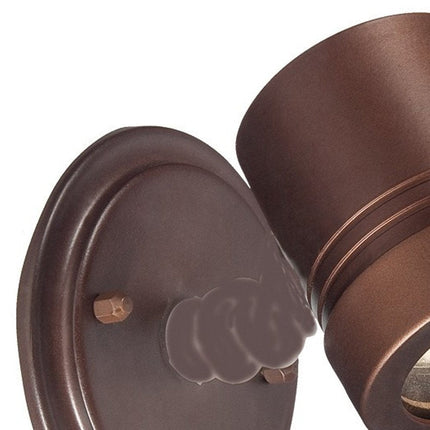 Antique Bronze Cylinder Wall Spotlight HomeRoots
