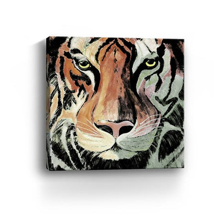 Staring Tiger Portrait Unframed Print Wall Art HomeRoots