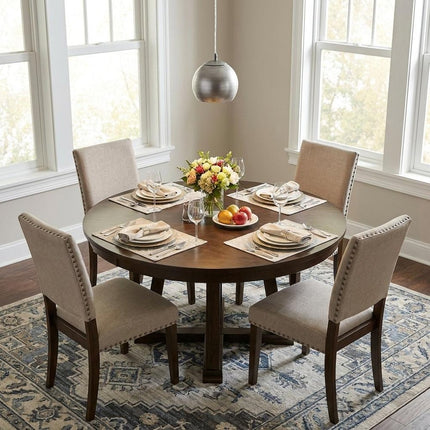 Light Gray and Gold Hanging Dome Light HomeRoots