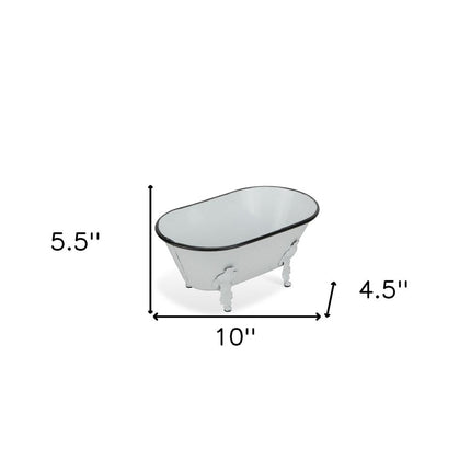 White Bathtub Decorative Sculpture HomeRoots
