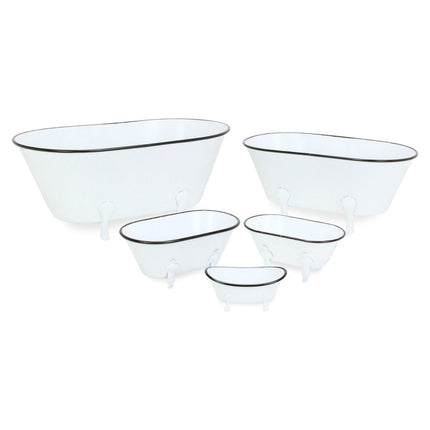 White Bathtub Decorative Sculpture HomeRoots