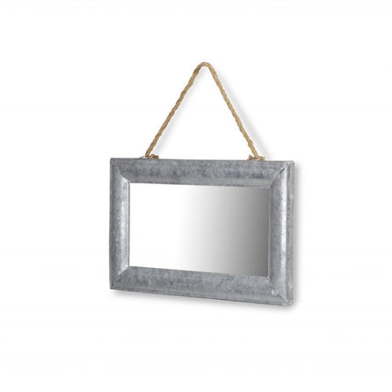 9" Silver Metal Framed Accent Mirror HomeRoots