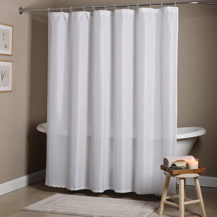 Luxurious White Waffle Weave Shower Curtain HomeRoots