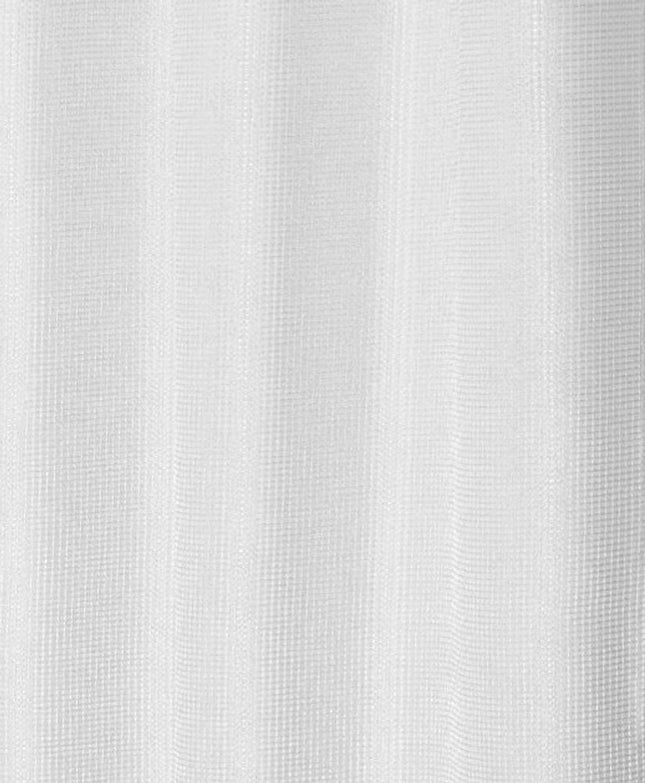 Luxurious White Waffle Weave Shower Curtain
