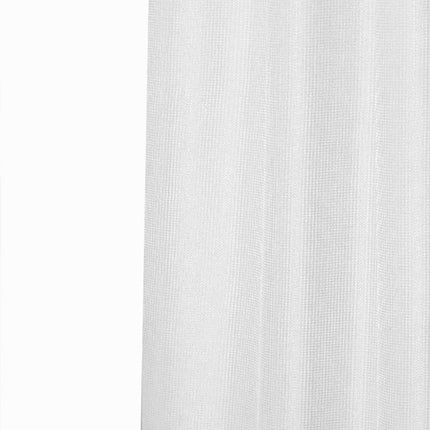 Luxurious White Waffle Weave Shower Curtain HomeRoots