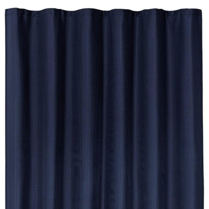 Luxurious Navy Waffle Weave Shower Curtain HomeRoots