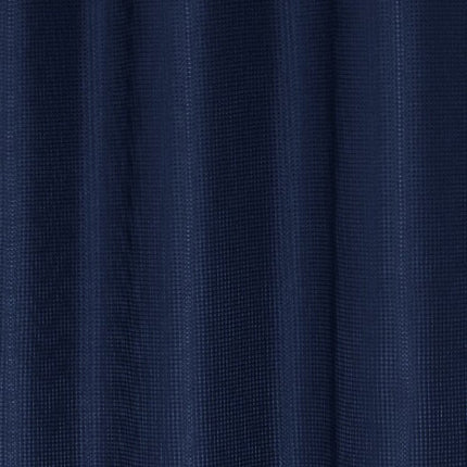 Luxurious Navy Waffle Weave Shower Curtain HomeRoots