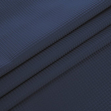 Luxurious Navy Waffle Weave Shower Curtain HomeRoots
