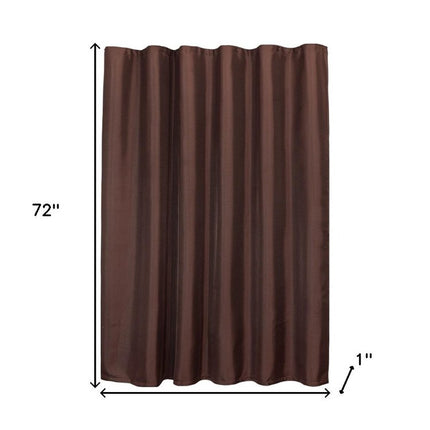 Luxurious Brown Waffle Weave Shower Curtain HomeRoots