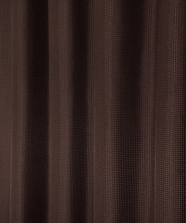 Luxurious Brown Waffle Weave Shower Curtain HomeRoots