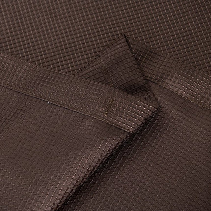 Luxurious Brown Waffle Weave Shower Curtain HomeRoots