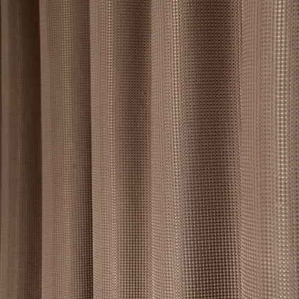 Luxurious Mocha Waffle Weave Shower Curtain HomeRoots