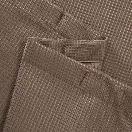 Luxurious Mocha Waffle Weave Shower Curtain HomeRoots