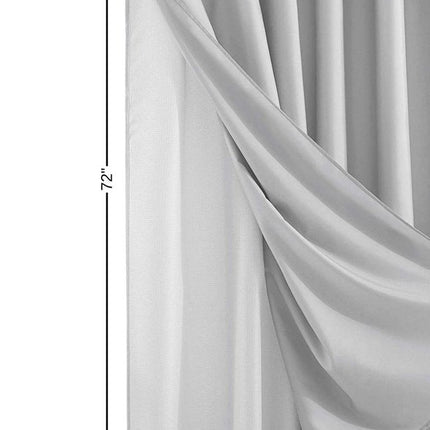Silver Modern Grid Shower Curtain and Liner Set HomeRoots