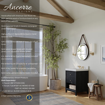 Momo 24" Bath Vanity Set Ancerre Designs
