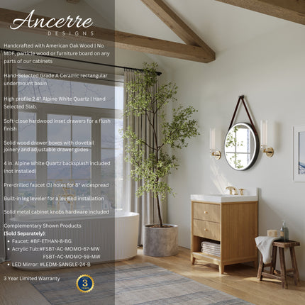 Momo 24" Bath Vanity Set Ancerre Designs