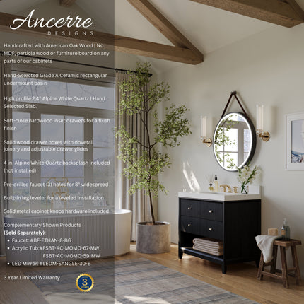 Momo 36" Bath Vanity Set Ancerre Designs