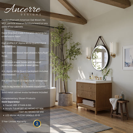 Momo 36" Bath Vanity Set Ancerre Designs