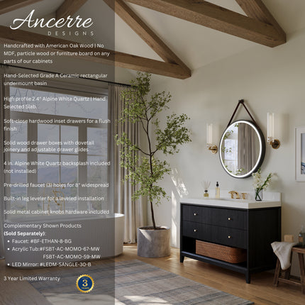 Momo 48" Bath Vanity Set Ancerre Designs
