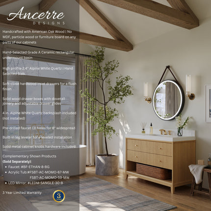 Momo 48" Bath Vanity Set Ancerre Designs
