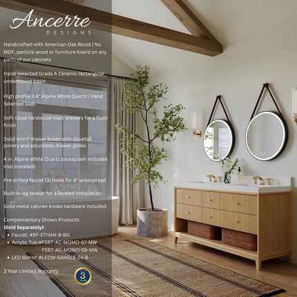 Momo 60" Bath Vanity Set Ancerre Designs