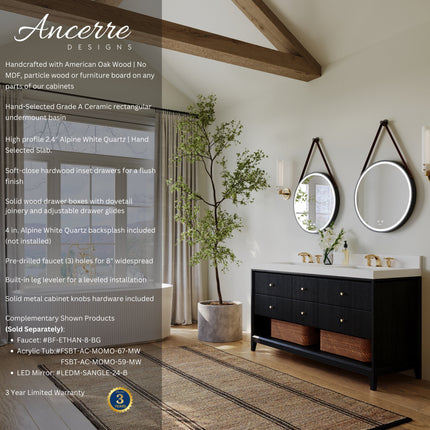 Momo 60" Bath Vanity Set Ancerre Designs